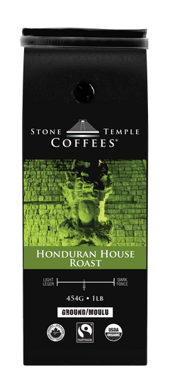Honduran House Roast - Ground, Medium Roast, Certified Organic OCIA/ Fairtade Coffee 1lb/454g-2