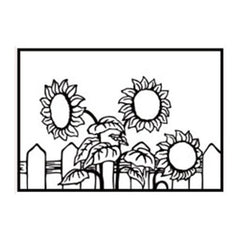 Hobby Solution Embossing Folder - Sunflower-1