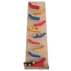 ToysLink - Wooden Falling Car Tumble Track Toy - Ages 3+-1