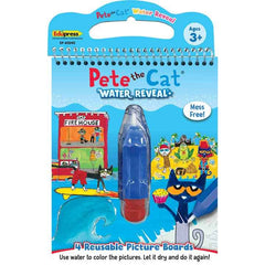 Teacher Created Resources - Pete the Cat Mess-Free Water Reveal Educational Coloring Book - Ages 2+-1