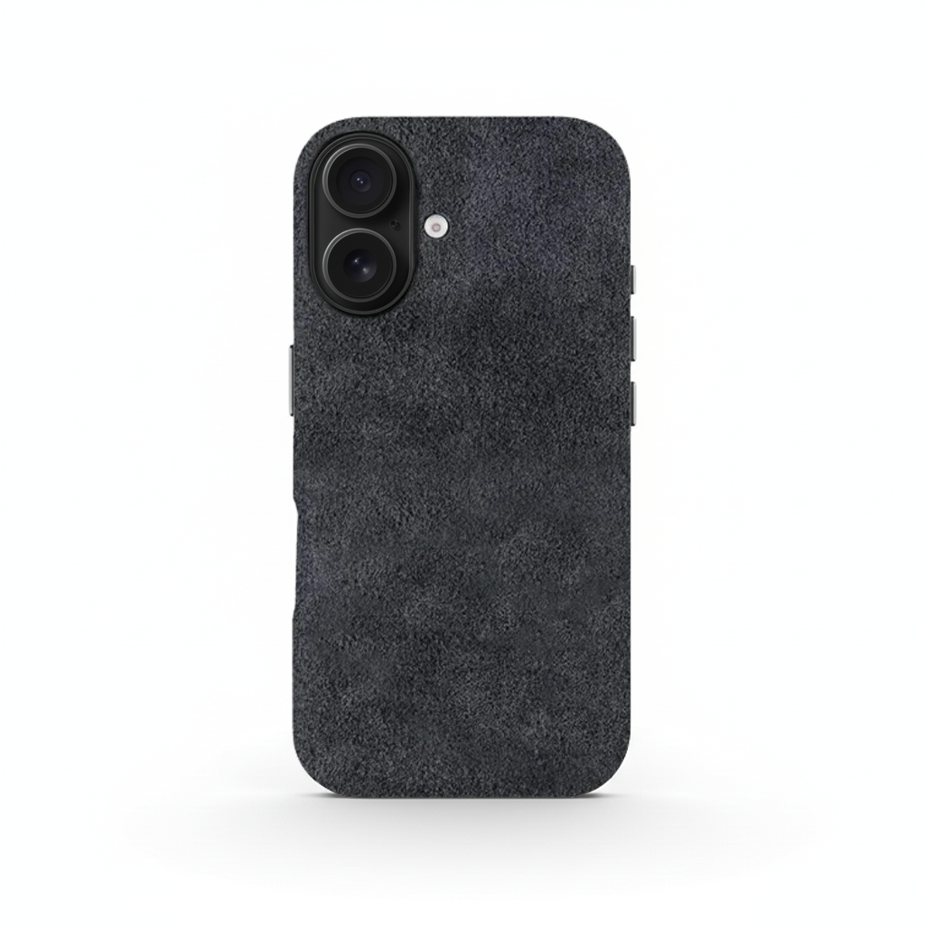 Coque Alcantara Grise pour iPhone 16
