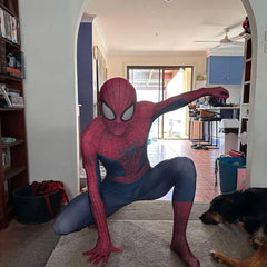 [Inventory Clearance] Super Hero Amazing Spider Cosplay Full Bodysuit Halloween Costume Zentai-9