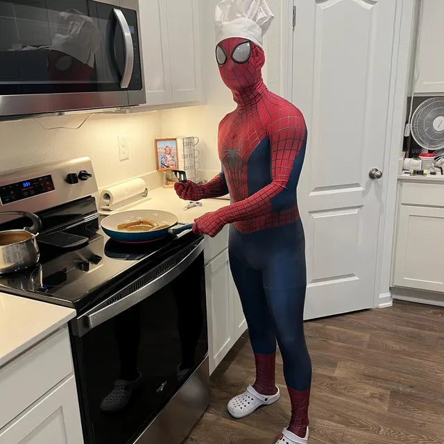 [Inventory Clearance] Super Hero Amazing Spider Cosplay Full Bodysuit Halloween Costume Zentai-10