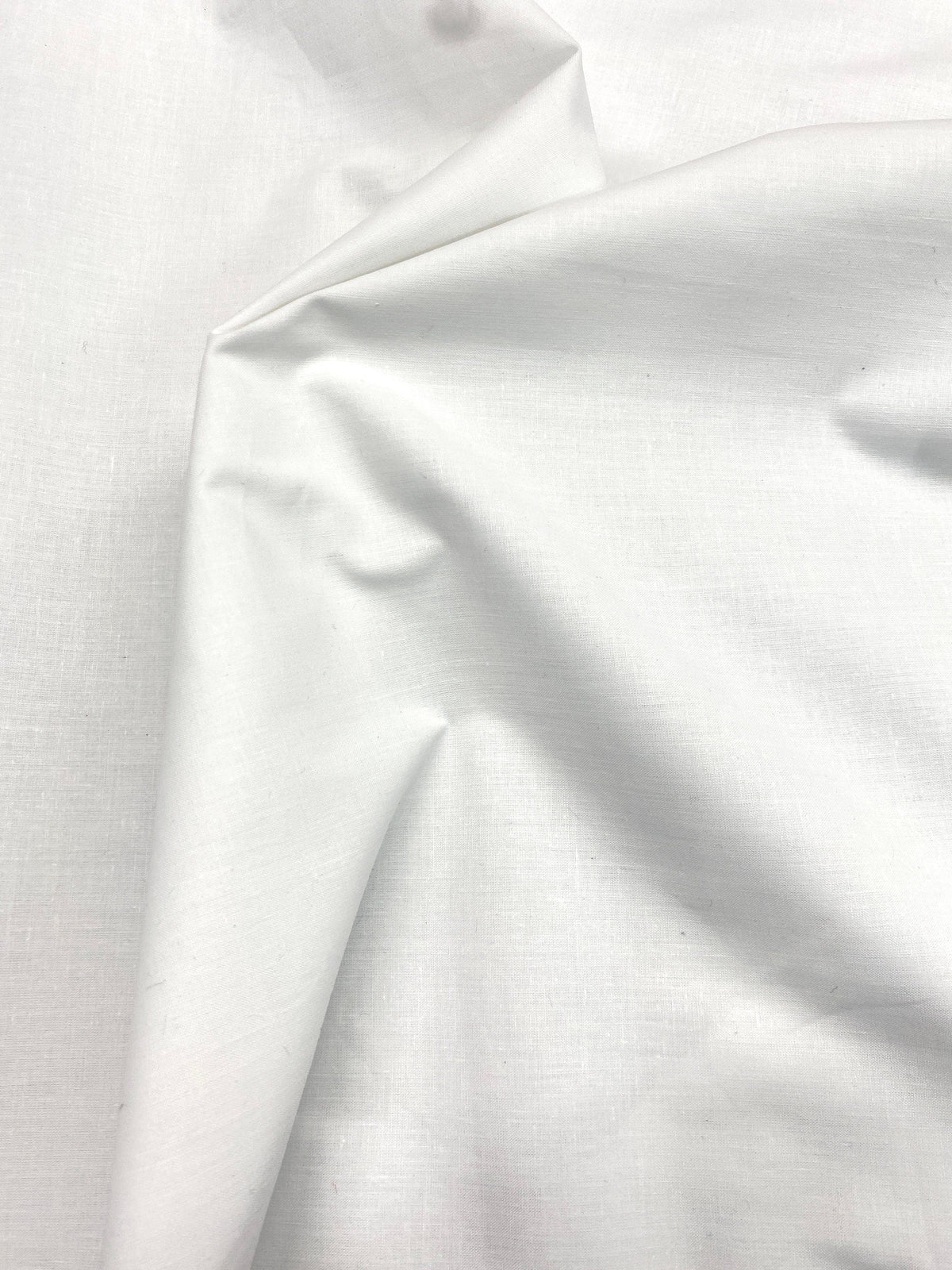 Extra-Wide 110-Inch Cotton Fabric: White & Beige Drapery, Bedding, Crafts - Oeko Tex Certified