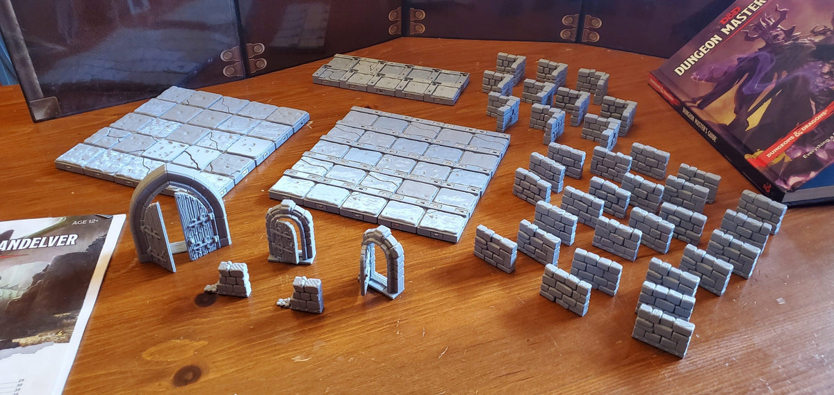 MAGNETIC Dungeon Tiles - Dragon's Rest Kits and Expansions - 1.5" Scale - Perfect to get you started - Modular Terrain-3