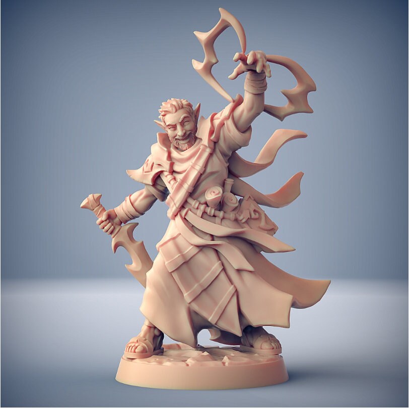 Folly the Guide - Artisan Guild | Male | Elf | Human | Sorcerer | Wizard | Caster | Melee | Medium | Warlock | DnD | Pathfinder | Fantasy