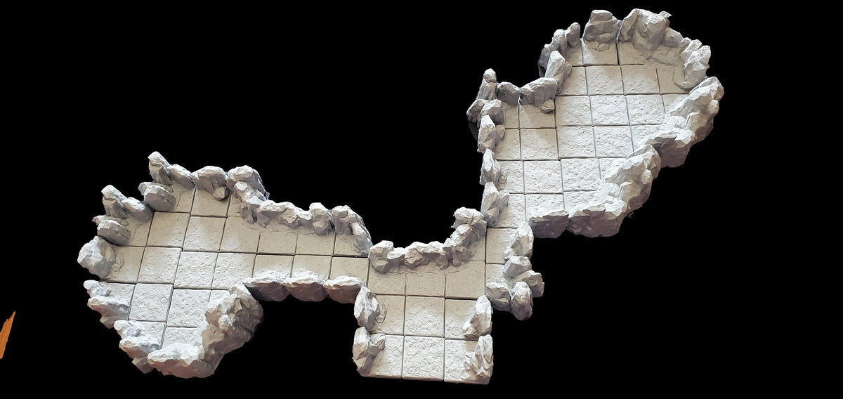 MAGNETIC Dungeon Tiles - Dragon's Rest Cavern Kit - 1.5" Scale - Perfect for your cave adventure! - Modular Terrain-3