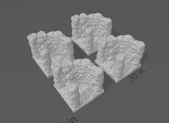 MAGNETIC DnD Terrain - DragonLock Cavern Tiles 61pc Starter Set - 1"/28mm Scale for Tabletop Dungeons and Dragons, D&D, Pathfinder-3