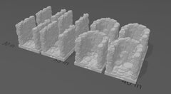 MAGNETIC DnD Terrain - DragonLock Cavern Tiles 61pc Starter Set - 1"/28mm Scale for Tabletop Dungeons and Dragons, D&D, Pathfinder-5