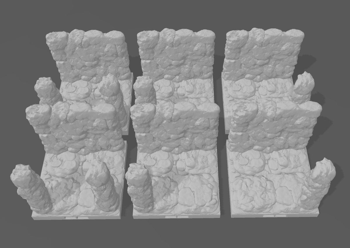 MAGNETIC DnD Terrain - DragonLock Cavern Tiles 61pc Starter Set - 1"/28mm Scale for Tabletop Dungeons and Dragons, D&D, Pathfinder-6