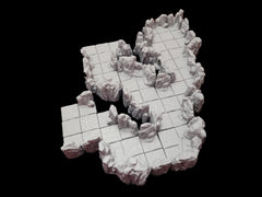 MAGNETIC Dungeon Tiles - Dragon's Rest Cavern Kit - 1.5" Scale - Perfect for your cave adventure! - Modular Terrain-2