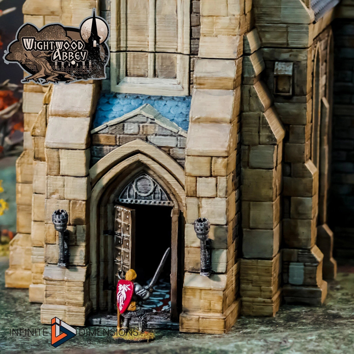 Chapel - Whitewood Abbey Set | Church | Diorama | DnD | Wargaming | Building | Village | Town -  High Quality 3D Printed, 15mm, 28mm, 32mm-5