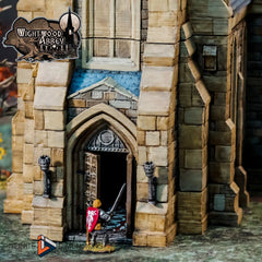 Chapel - Whitewood Abbey Set | Church | Diorama | DnD | Wargaming | Building | Village | Town -  High Quality 3D Printed, 15mm, 28mm, 32mm-5
