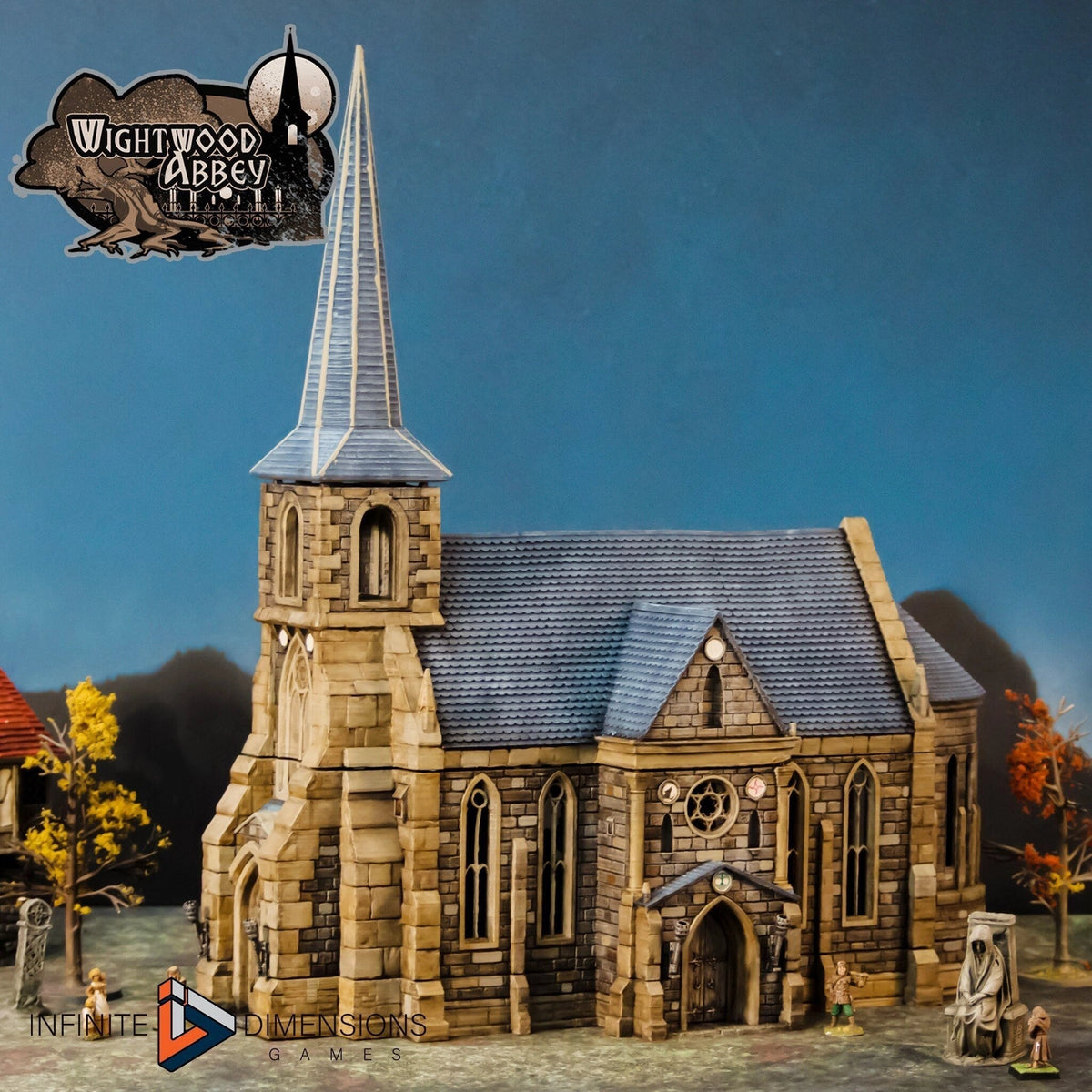 Chapel - Whitewood Abbey Set | Church | Diorama | DnD | Wargaming | Building | Village | Town -  High Quality 3D Printed, 15mm, 28mm, 32mm