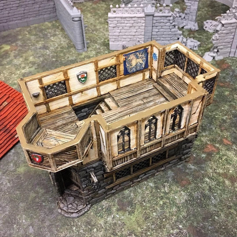 Abbot’s House - Wightwood Abbey Set | Diorama | DnD | Wargaming | Building | Village | Town -  High Quality 3D Printed, 15mm, 28mm, 32mm-5