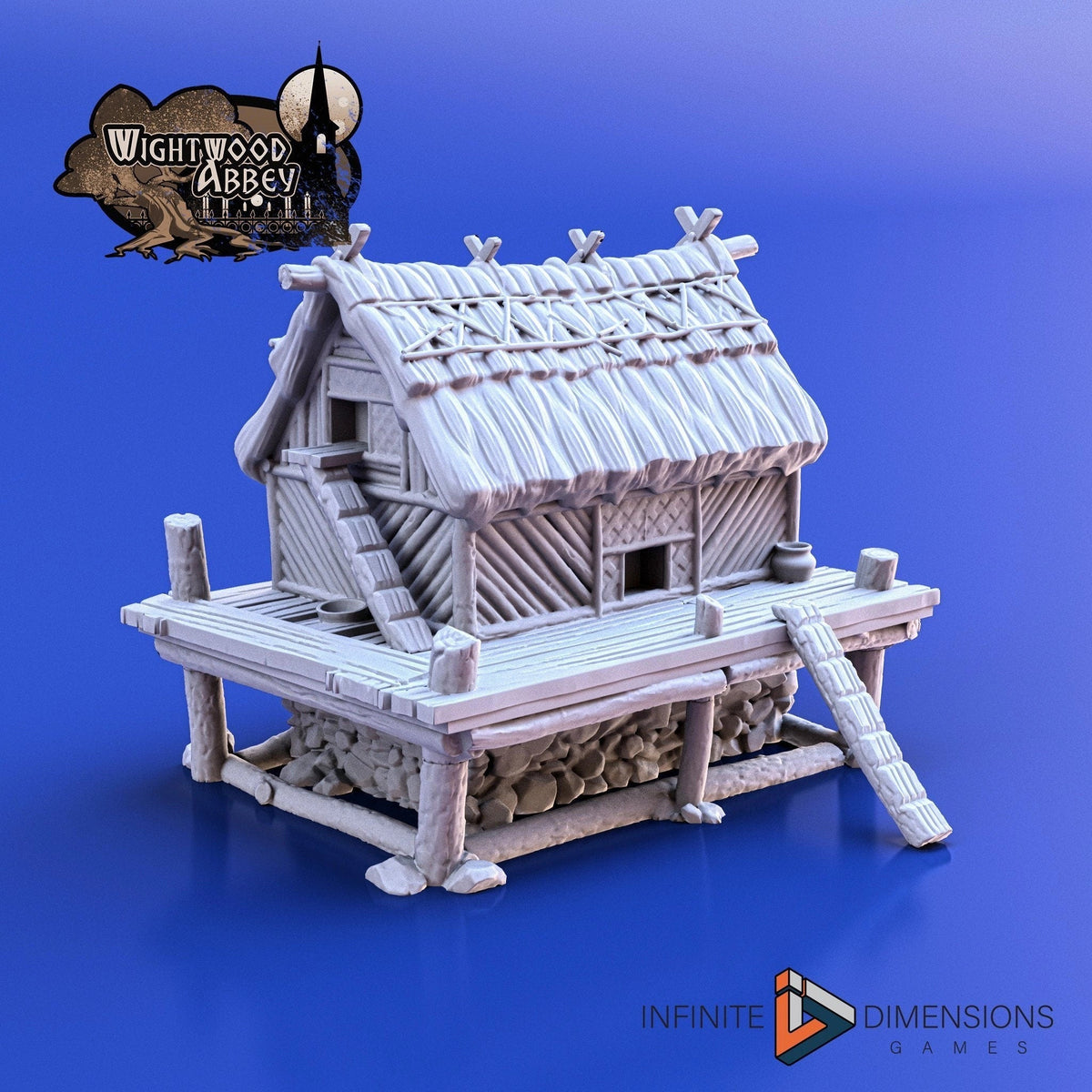 Medieval Chicken Coop Miniature Building - DnD, Wargaming, Model Train | Farm | Town | Village | Fields | Animal | Pathfinder | City-1