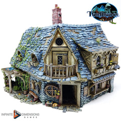 The Last Hearth Keep's Cottage Miniature Building - DnD, Wargaming, Model Train | Terrain | Town | Village | House | Quaint | Pathfinder-1