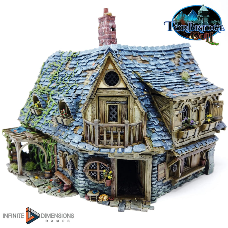 The Last Hearth Keep's Cottage Miniature Building - DnD, Wargaming, Model Train | Terrain | Town | Village | House | Quaint | Pathfinder-1