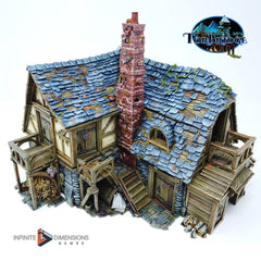 The Last Hearth Keep's Cottage Miniature Building - DnD, Wargaming, Model Train | Terrain | Town | Village | House | Quaint | Pathfinder-3