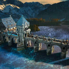 The Great Torbridge Miniature Building Set - DnD, Wargaming, Model Train | Bridge | Huge | Medieval | Fantasy | Town, City, Village Terrain-1