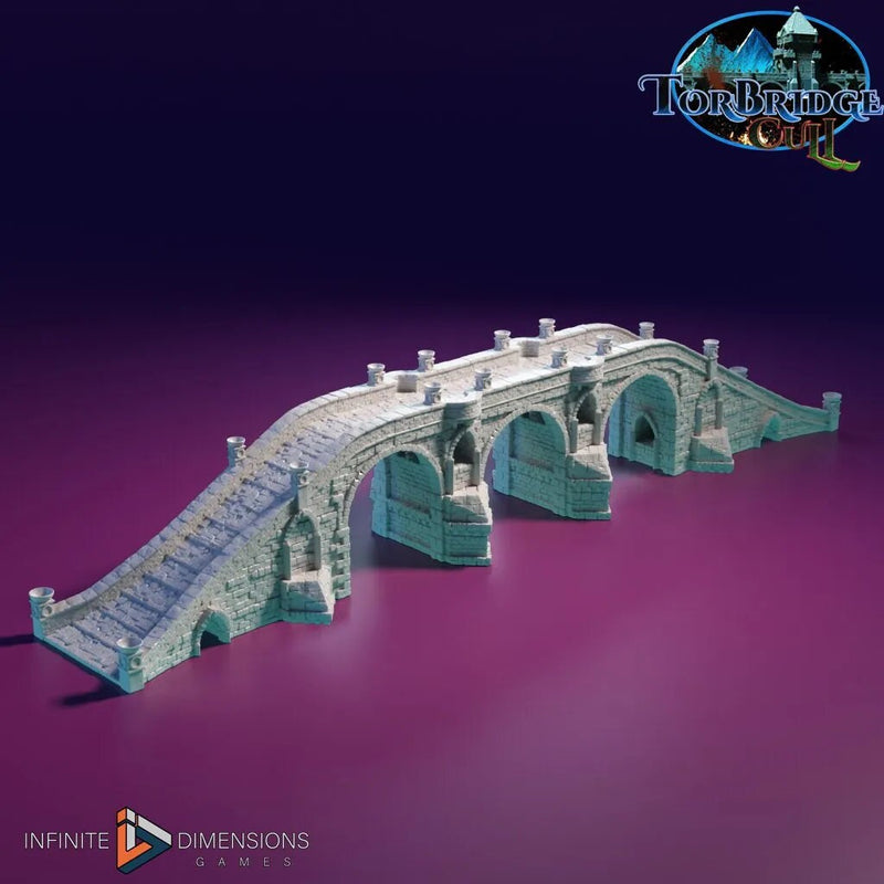 The Great Torbridge Miniature Building Set - DnD, Wargaming, Model Train | Bridge | Huge | Medieval | Fantasy | Town, City, Village Terrain-3