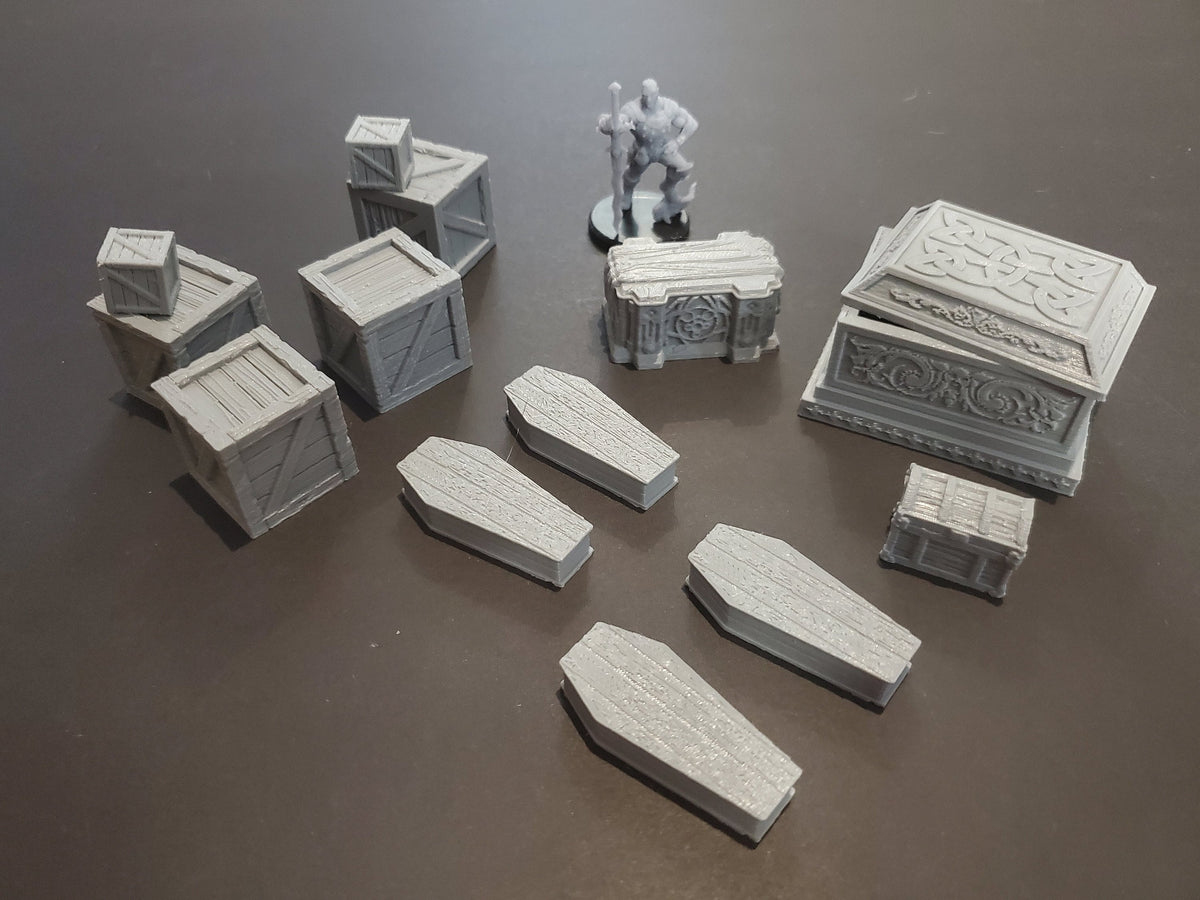 Dungeon Scatter Terrain Starter Set #1 | Fat Dragon Games | Tabletop Terrain | Dungeons And Dragons Painted Tabletop Pathfinder Scatter-3