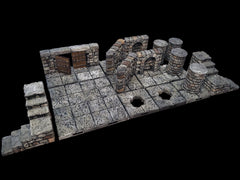 Magnetic Dungeon Tiles Expansion 4 | Dungeon Theme | Fat Dragon Games | Tabletop Terrain | Dungeons And Dragons, D&D, Pathfinder-1