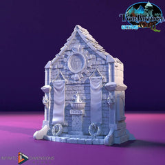 War Memorial Fountain Miniature Building - DnD, Wargaming, Model Train | Terrain | Town | Village | Square | Plaza | 28mm | Prop | Scenery-3