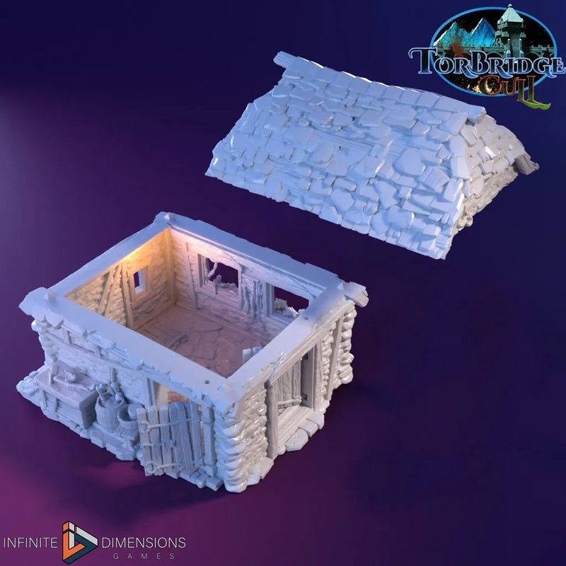 The Butchery Miniature Building - DnD, Wargaming, Model Train | Terrain | Town | Village | Market | Shopkeep | Pathfinder | Shop | Store-4