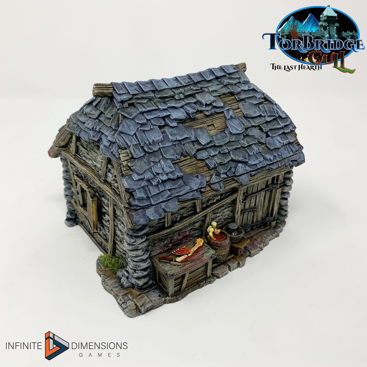 The Butchery Miniature Building - DnD, Wargaming, Model Train | Terrain | Town | Village | Market | Shopkeep | Pathfinder | Shop | Store-2