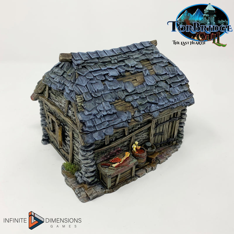 The Butchery Miniature Building - DnD, Wargaming, Model Train | Terrain | Town | Village | Market | Shopkeep | Pathfinder | Shop | Store-2