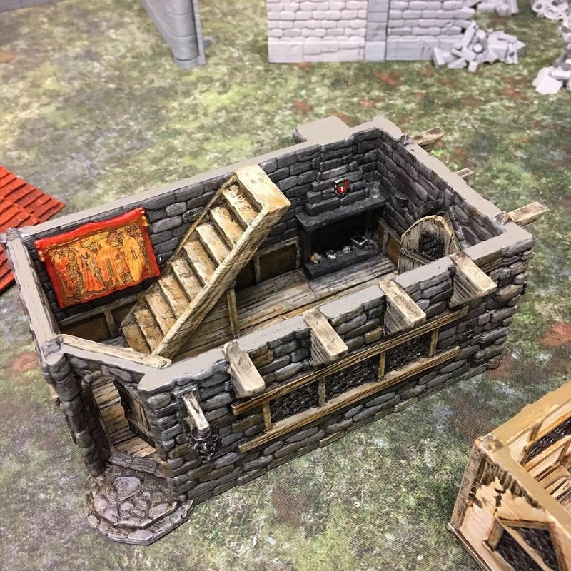Abbot’s House - Wightwood Abbey Set | Diorama | DnD | Wargaming | Building | Village | Town -  High Quality 3D Printed, 15mm, 28mm, 32mm-6