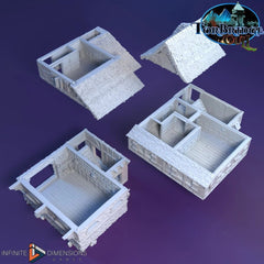 Guest House - Last Hearth Set | Diorama | DnD | Wargaming | Building | Village | Town | Inn - High Quality 3D Printed, 15mm, 28mm, 32mm-3