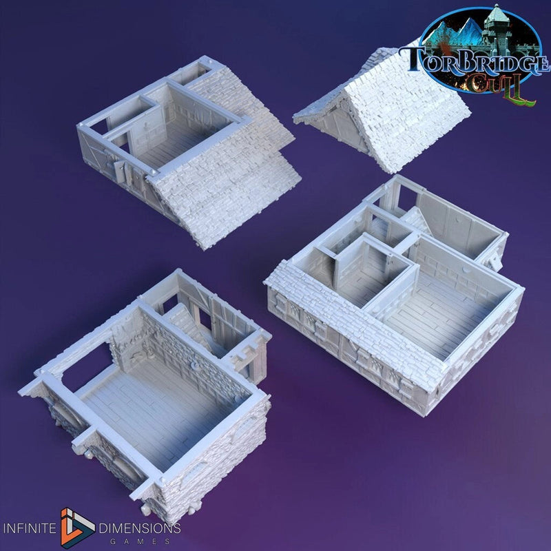 Guest House - Last Hearth Set | Diorama | DnD | Wargaming | Building | Village | Town | Inn - High Quality 3D Printed, 15mm, 28mm, 32mm-3