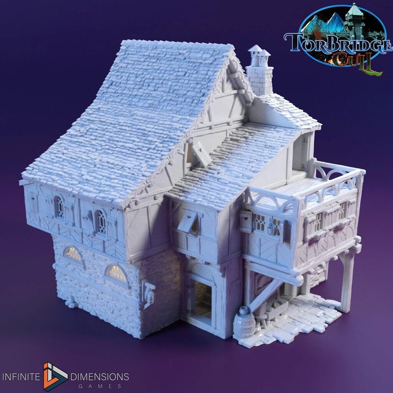 Guest House - Last Hearth Set | Diorama | DnD | Wargaming | Building | Village | Town | Inn - High Quality 3D Printed, 15mm, 28mm, 32mm-2