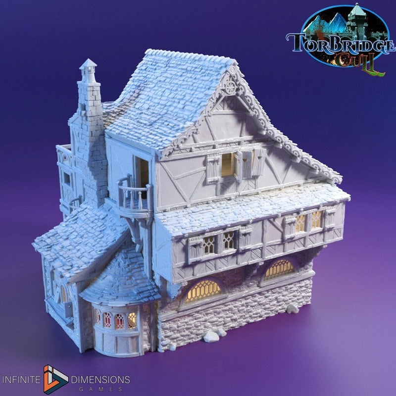 Guest House - Last Hearth Set | Diorama | DnD | Wargaming | Building | Village | Town | Inn - High Quality 3D Printed, 15mm, 28mm, 32mm-1