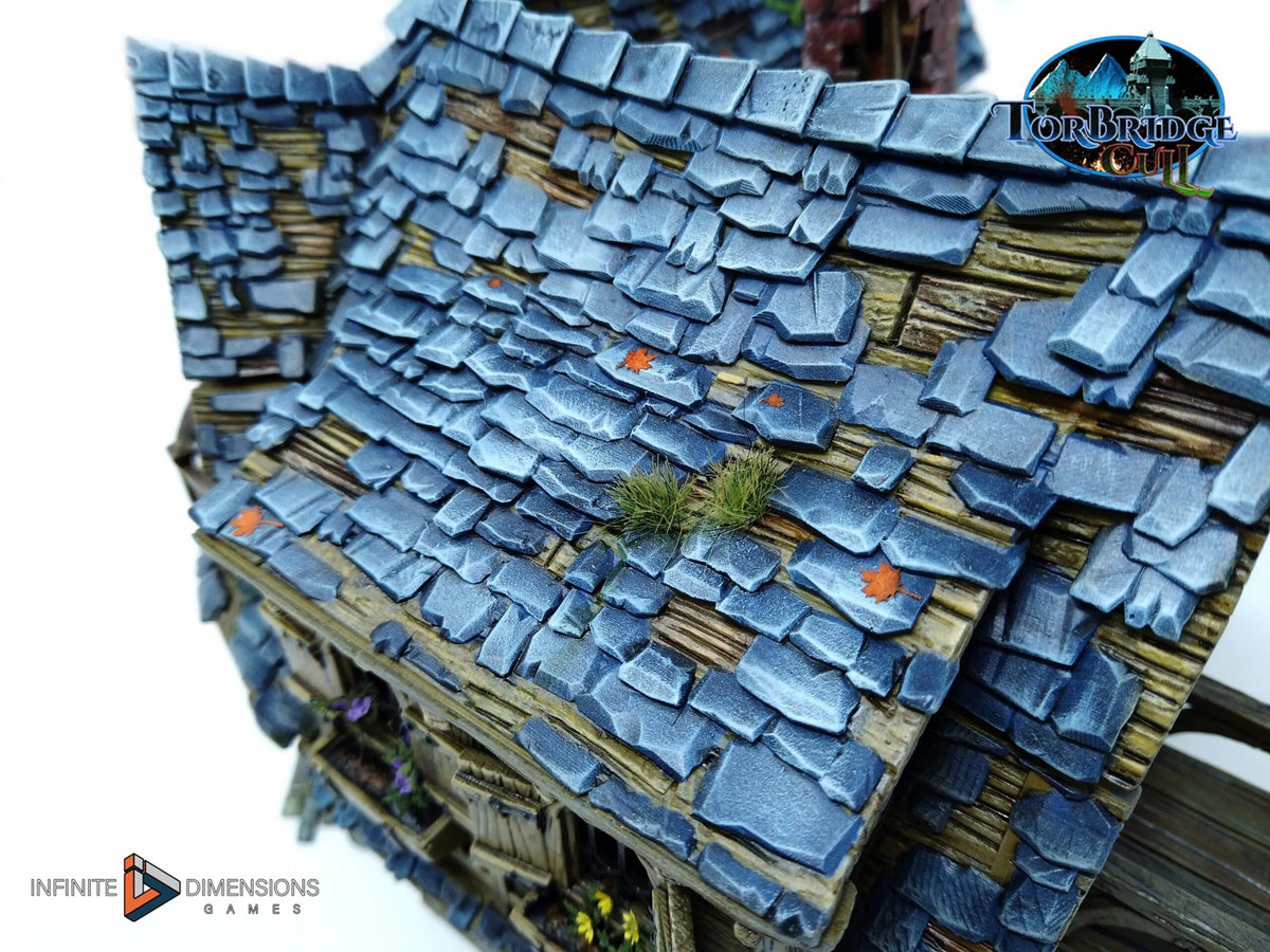 The Last Hearth Keep's Cottage Miniature Building - DnD, Wargaming, Model Train | Terrain | Town | Village | House | Quaint | Pathfinder-4