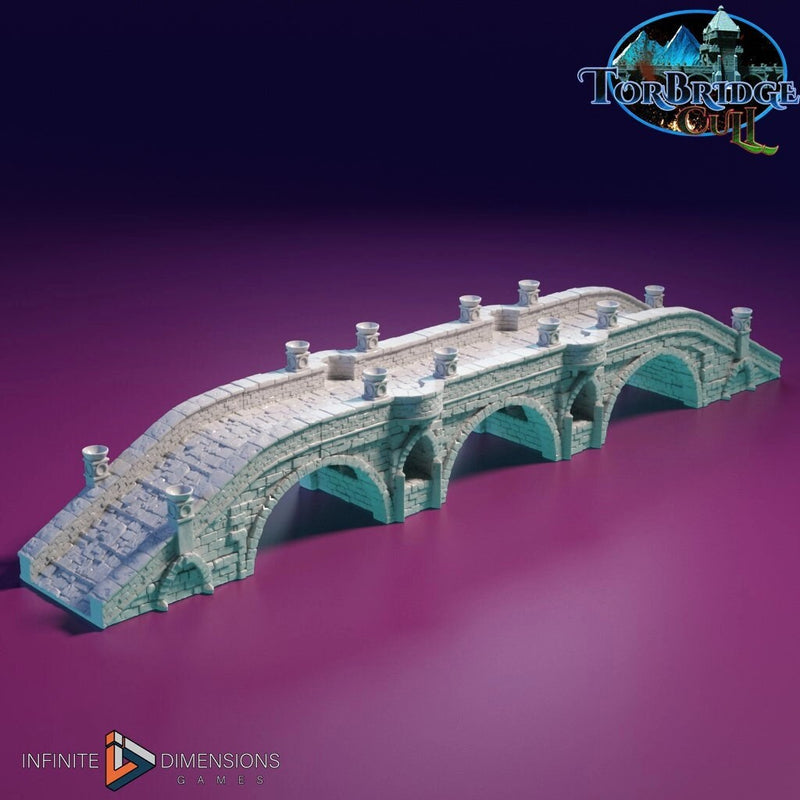 The Great Torbridge Miniature Building Set - DnD, Wargaming, Model Train | Bridge | Huge | Medieval | Fantasy | Town, City, Village Terrain-6