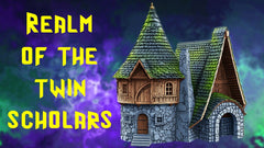 Realm of the Twin Scholars - Magic and Mages set - Medieval Tabletop Terrain for your DnD/Pathfinder/TTRPG and Wargaming setup!-3