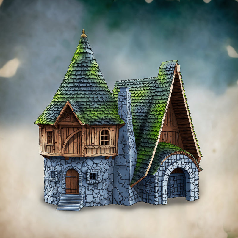 Realm of the Twin Scholars - Magic and Mages set - Medieval Tabletop Terrain for your DnD/Pathfinder/TTRPG and Wargaming setup!-2
