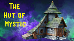 The hut of Mystic - Magic and Mages set - Medieval Tabletop Terrain for your DnD/Pathfinder/TTRPG and Wargaming setup!-3