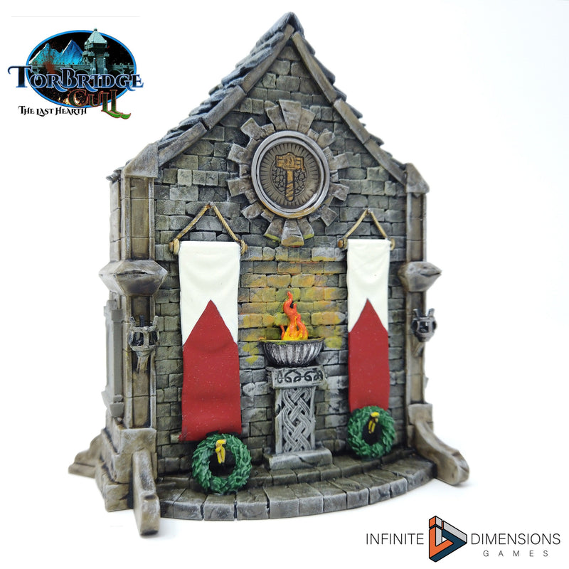 War Memorial Fountain Miniature Building - DnD, Wargaming, Model Train | Terrain | Town | Village | Square | Plaza | 28mm | Prop | Scenery-1