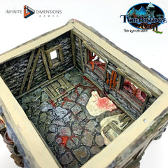 The Butchery Miniature Building - DnD, Wargaming, Model Train | Terrain | Town | Village | Market | Shopkeep | Pathfinder | Shop | Store-3