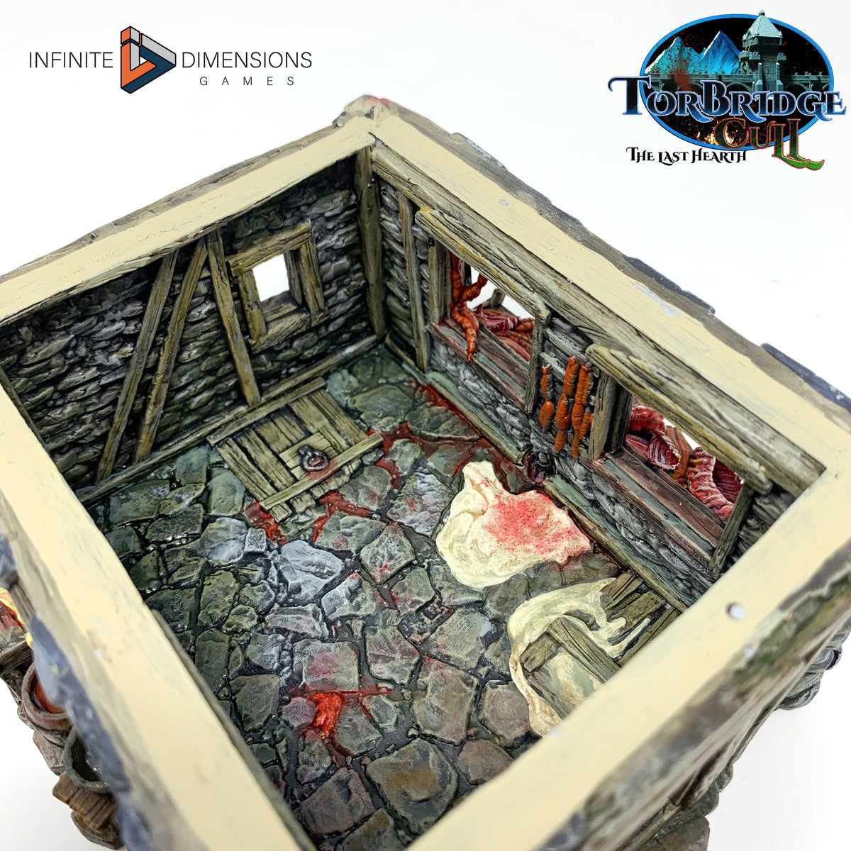The Butchery Miniature Building - DnD, Wargaming, Model Train | Terrain | Town | Village | Market | Shopkeep | Pathfinder | Shop | Store-3