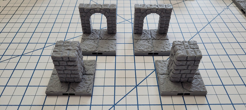 Magnetic Dungeon Tiles Expansions Set 3 | Fat Dragon Games | Tabletop Terrain | Dungeons And Dragons Painted Tabletop Pathfinder Terrain-4