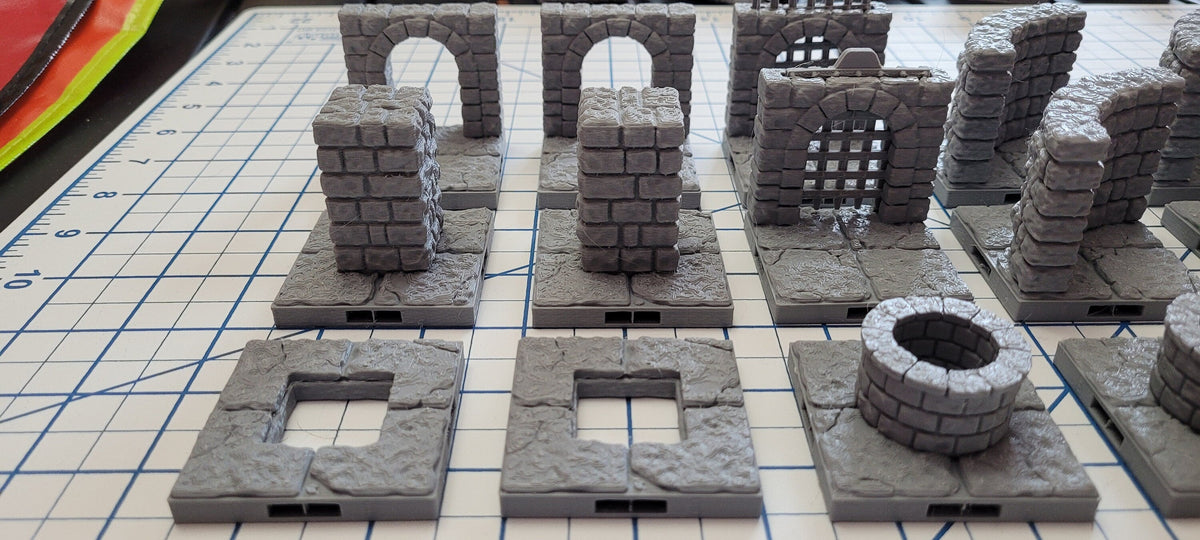 Magnetic Dungeon Tiles Expansions Set 3 | Fat Dragon Games | Tabletop Terrain | Dungeons And Dragons Painted Tabletop Pathfinder Terrain-6