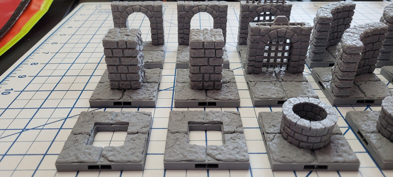 Magnetic Dungeon Tiles Expansions Set 3 | Fat Dragon Games | Tabletop Terrain | Dungeons And Dragons Painted Tabletop Pathfinder Terrain-6
