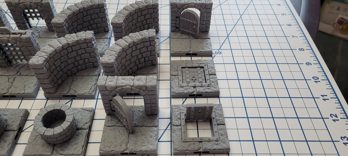 Magnetic Dungeon Tiles Expansions Set 3 | Fat Dragon Games | Tabletop Terrain | Dungeons And Dragons Painted Tabletop Pathfinder Terrain-8