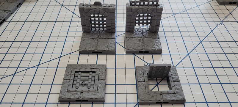 Magnetic Dungeon Tiles Expansions Set 3 | Fat Dragon Games | Tabletop Terrain | Dungeons And Dragons Painted Tabletop Pathfinder Terrain-3