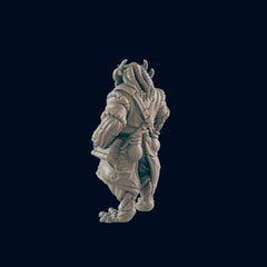 Dragonborn Male Merchant - EC3D | DnD | Dragonborn | Villager minis | Merchant | 32mm | Pathfinder | Commoner | TTRPG | Wargaming-3